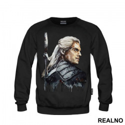 Dripping Paint - Geralt Portrait - The Witcher - Duks