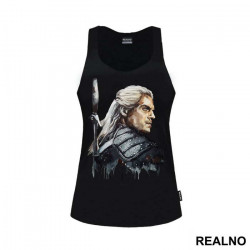 Dripping Paint - Geralt Portrait - The Witcher - Majica