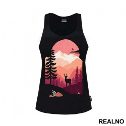 Purple And Pink Nature - Planinarenje - Kampovanje - Priroda - Nature - Majica