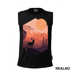 Orange Nature - Planinarenje - Kampovanje - Priroda - Nature - Majica