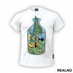 Nature In A Bottle - Planinarenje - Kampovanje - Priroda - Nature - Majica