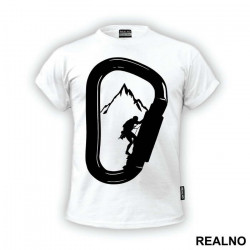 Mountain Climber Silhouette - Planinarenje - Kampovanje - Priroda - Nature - Majica