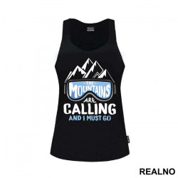 Glasses - The Mountains Are Calling And I Must Go - Planinarenje - Kampovanje - Priroda - Nature - Majica