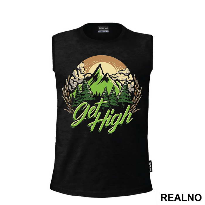 Get High - Planinarenje - Kampovanje - Priroda - Nature - Majica