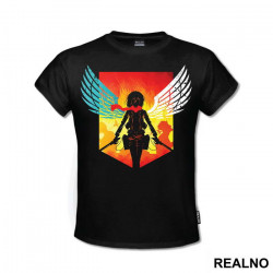 Mikasa With Wings - Attack On Titan - Majica