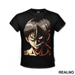 Half Face Eren - Attack On Titan - Majica