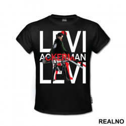 Levi Ackerman Red Shadow - Attack On Titan - Majica