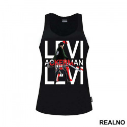 Levi Ackerman Red Shadow - Attack On Titan - Majica