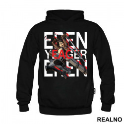 Eren Yeager Red Shadow - Attack On Titan - Duks