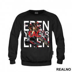 Eren Yeager Red Shadow - Attack On Titan - Duks