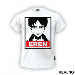 Eren Calm Portrait - Attack On Titan - Majica