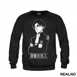 Levi Standing With His Arms Crossed Outline - Attack On Titan - Duks