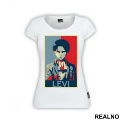 Captain Levi Retro Portrait - Attack On Titan - Majica Captain Levi Retro Portrait - Attack On Titan - Majica
