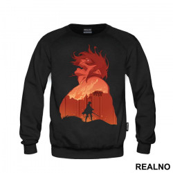 Levi And Eren In Titan Form Double Exposure - Attack On Titan - Duks