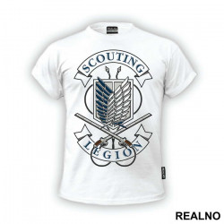 Scouting Legion Swords - Attack On Titan - Majica