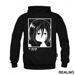 Mikasa Holding Her Scarf - Attack On Titan - Duks