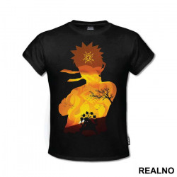 Kurama Double Exposure - Naruto - Majica