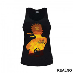 Kurama Double Exposure - Naruto - Majica