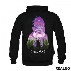 Sasuke With Japanese Text - Naruto - Duks