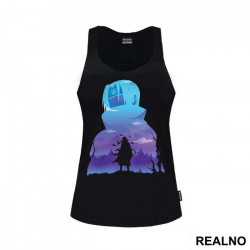 Itachi Blue And Purple Double Exposure - Naruto - Majica