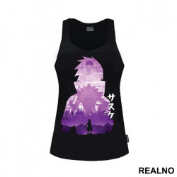 Sasuke - Purple Silhouette - Naruto - Majica