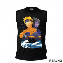 Sasuke Ocean Waves - Naruto - Majica