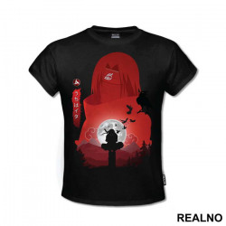 Itachi Red Silhouette - Naruto - Majica