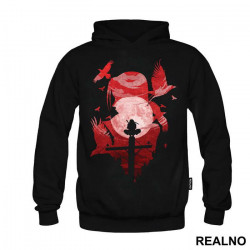 Itachi At Night Silhouette - Naruto - Duks