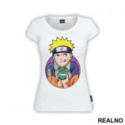 Holding A Cute Frog Wallet - Naruto - Majica