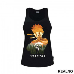 Double Exposure With Letters - Naruto - Majica