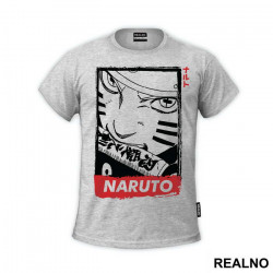 Holding A Kunai Knife In His Mouth - Naruto - Majica