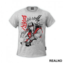 Jiraiya Sensei In The Smoke - Naruto - Majica