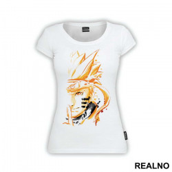 Shippuden - Half Face Portrait - Naruto - Majica