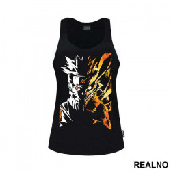 Half 9 Tails Fire - Naruto - Majica