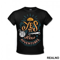 Say Yes To New Adventures - Planinarenje - Kampovanje - Priroda - Nature - Majica