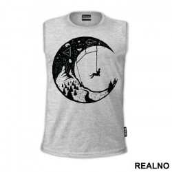 Climb To The Moon - Planinarenje - Kampovanje - Priroda - Nature - Majica