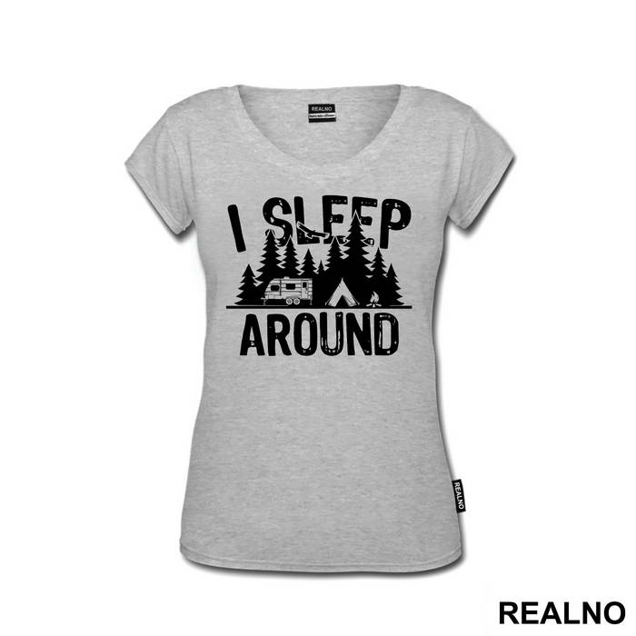 I Sleep Around - Planinarenje - Kampovanje - Priroda - Nature - Majica