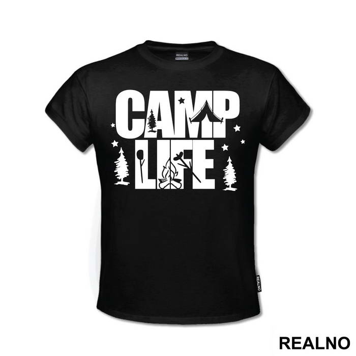 Camp Life - Planinarenje - Kampovanje - Priroda - Nature - Majica
