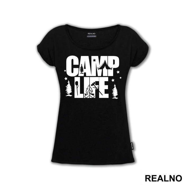 Camp Life - Planinarenje - Kampovanje - Priroda - Nature - Majica