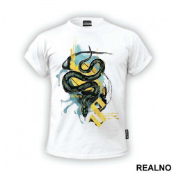 Slytherin Paint Splash - Harry Potter - Majica