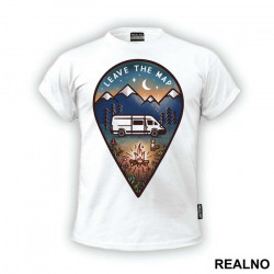 Leave The Map - Planinarenje - Kampovanje - Priroda - Nature - Majica