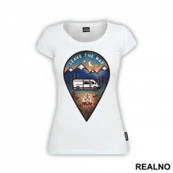 Leave The Map - Planinarenje - Kampovanje - Priroda - Nature - Majica