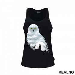 White Owl Double Exposure - Harry Potter - Majica