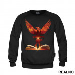 Phoenix Rising Out Of The Book - Harry Potter - Duks