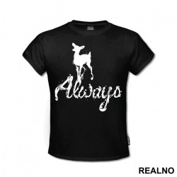 Always - Magic Text - Harry Potter - Majica