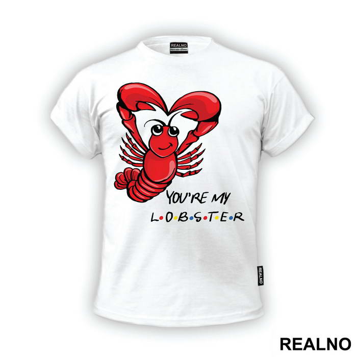 Cute Lobster Heart - Friends - Prijatelji - Majica