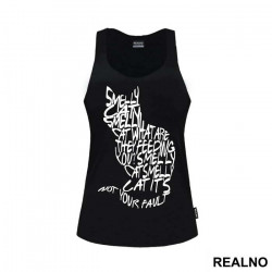 Smelly Cat Text Outline - Friends - Prijatelji - Majica