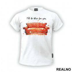 I'll Be There For You Couch Paint Splash - Friends - Prijatelji - Majica