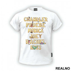 Names Drawing - Friends - Prijatelji - Majica