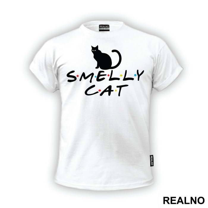Smelly Cat Sitting - Friends - Prijatelji - Majica